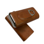 A leather cigar case that can hold 3 cigars - Image 5