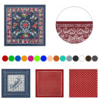 Polyester Cashew Flower Hip-Hop Street Dance Headscarf