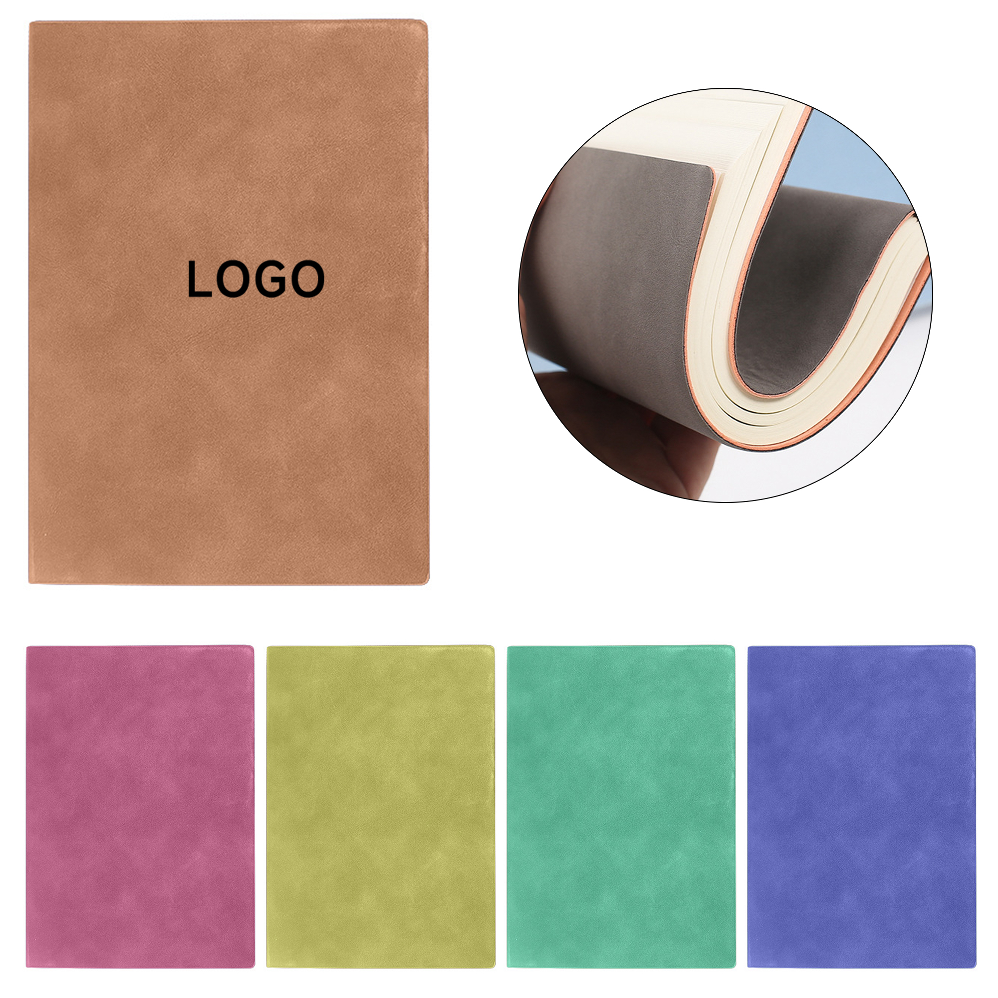 456545646 Refillable Leatherette Journal Hardcover Notebook - Image 1