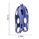 Silicone Shoe Traction Cleats with Carabiner - Image 2