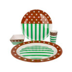 USA Flag Disposable Paper Plate - Image 2