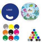 Custom UV Printed Advertising Circle Hand Fans
