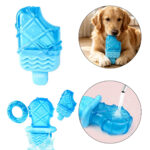 Dog Freeze Chew Toy Ice Pop Shape Cooling Teether