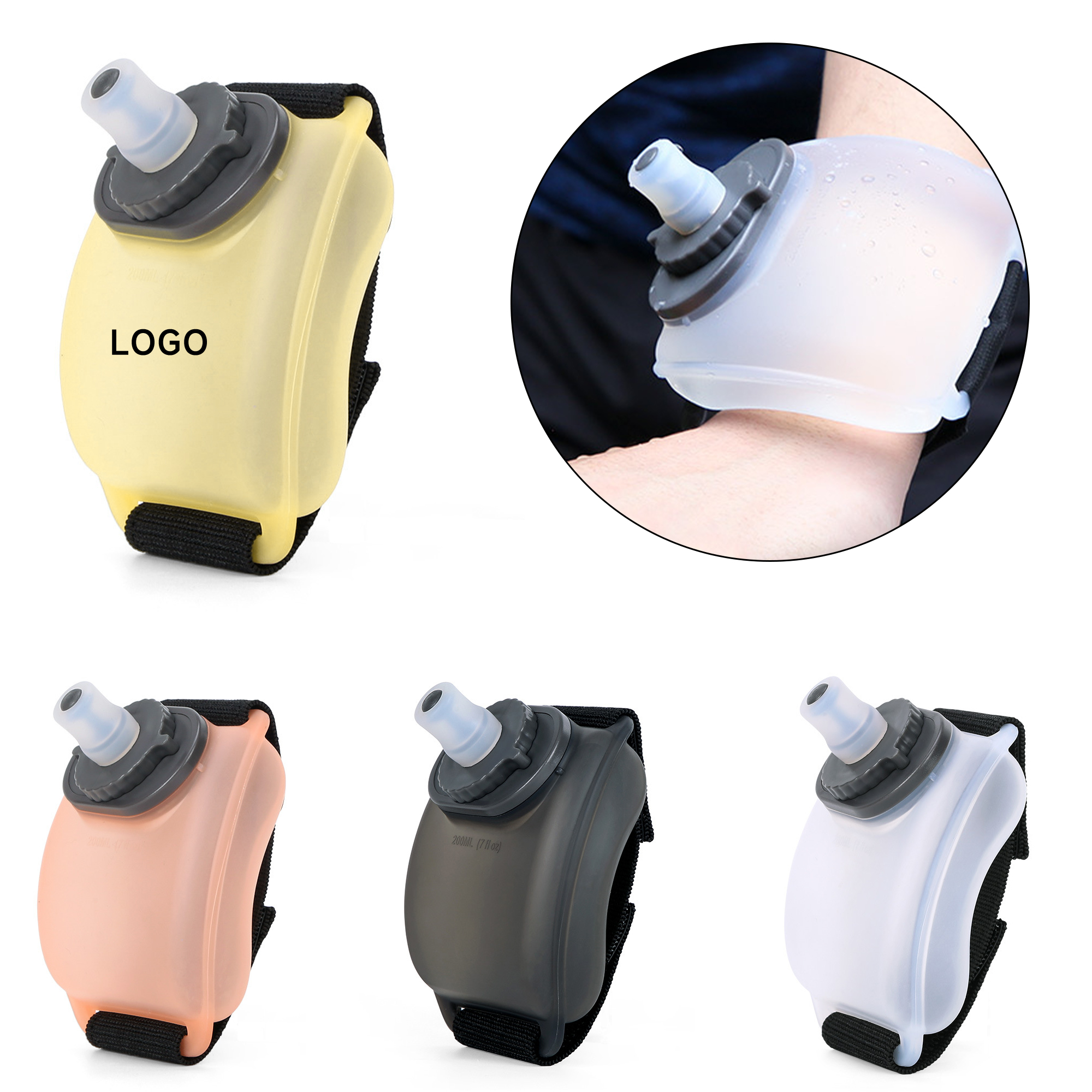 879 Wrist Water Bottle Silicone Bite Valve Leak Proof - Image 1