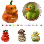 Resin Vegetable Duck Sculpture Novelty Ornament