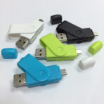 2-In-1 Swivel Usb Card Reader - Image 2