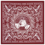 Polyester Cashew Flower Hip-Hop Street Dance Headscarf - Image 4