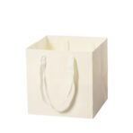Square Paper Bag with Ribbon Handle - Image 5