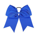 Large 8" Elastic Bow Cheer Hair Tie - Image 2