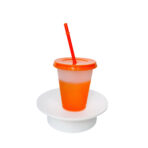 Color Changing Cup With Lid And Straw - Image 4