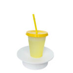 Color Changing Cup With Lid And Straw - Image 5