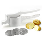 Potato Ricer Masher Stainless Steel Interchangeable Disc - Image 3