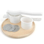 Potato Ricer Masher Stainless Steel Interchangeable Disc - Image 4