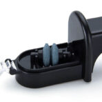 Manual Knife Sharpener Dual Slot Rotating Whetstone - Image 5