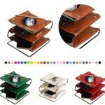 Leather 3 Tier Desk Organizer