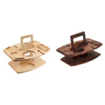 Portable Wooden Wine Rack and Outdoor Picnic Table - Image 2