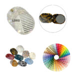 Foldable Comb Mirror Set Anti Static Acetate Hair Brush