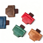 Magnetic Leather Bookmark Pen Holder - Image 2