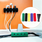Desk Cable Organizer Hook Loop Tape - Image 5
