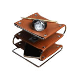 Leather 3 Tier Desk Organizer - Image 4