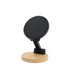 Magnetic Phone Stand Foldable Bamboo Base Desktop Holder - Image 3